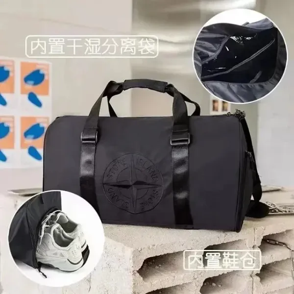 Stone Island Shadow Project Black Nylon Backpack - 14