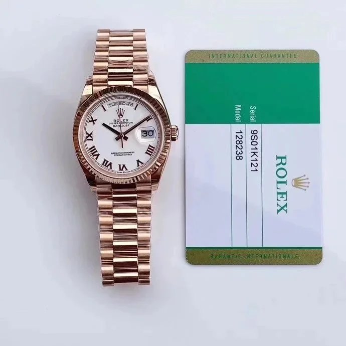 Rolex Watches Datejust with diamond hour markers and date window — 28