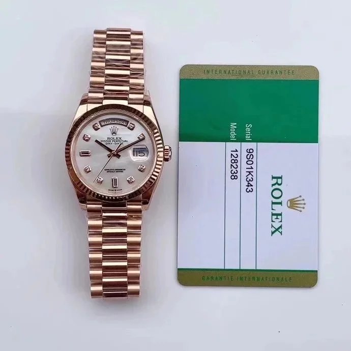 Rolex Watches Datejust with diamond hour markers and date window — 27