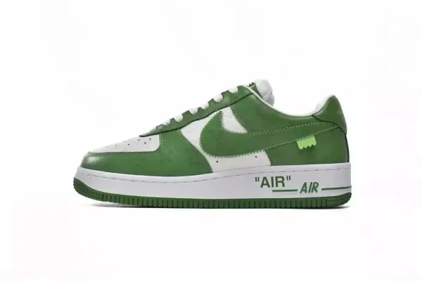 Nike x Off-White Air Force 1 Low Volt Green Sneakers - 1