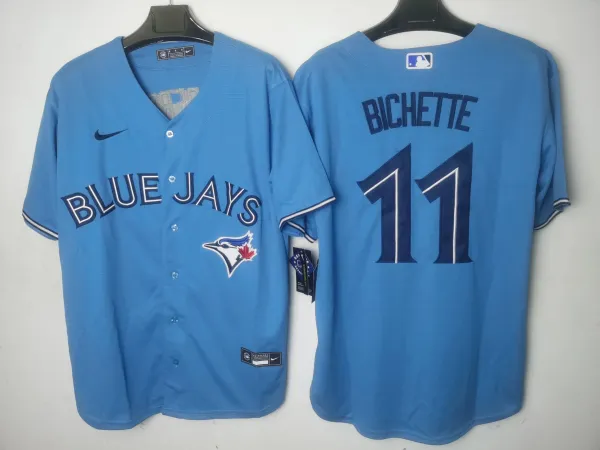 Nike MLB Toronto Blue Jays Vladimir Guerrero Jr. Gray Road Jersey - 11