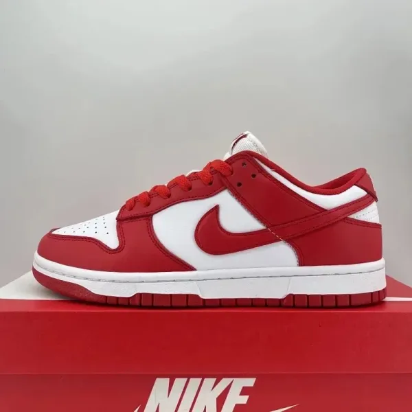 Nike Dunk Low Green White Sneakers - 17