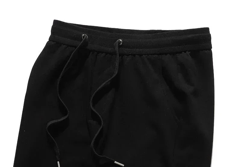 Moncler Logo-Striped Black Sweatpants - 4