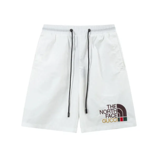 Gucci GG Monogram Print Shorts Navy with Red-White Side Stripes - 30
