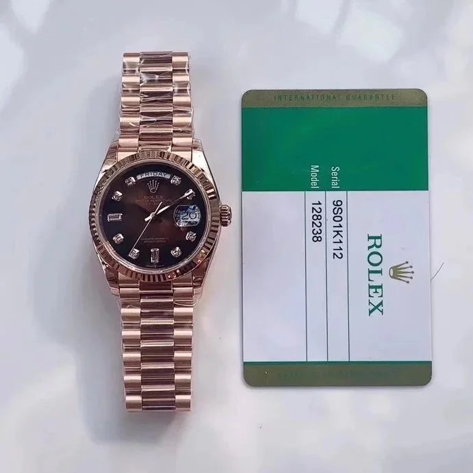 Rolex Watches Datejust with diamond hour markers and date window — 26