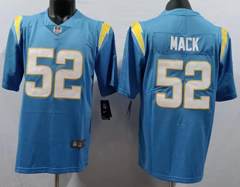 Nike NFL Los Angeles Chargers Justin Herbert #33 Jersey Light Blue - 12
