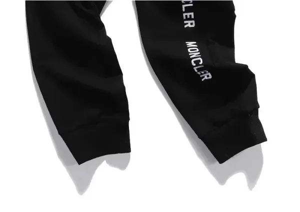 Moncler Logo-Striped Black Sweatpants - 10