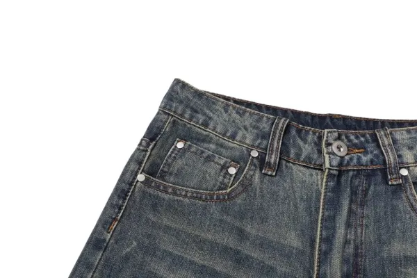 Amiri MIRI Embroidered Denim Jeans Navy - 19
