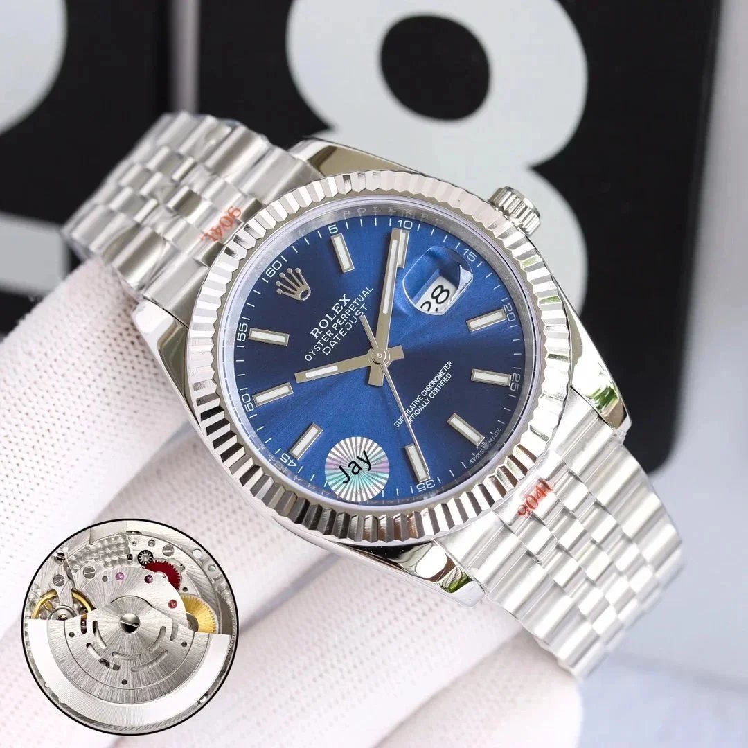 Rolex Watches Datejust two-tone bracelet watch with date magnifier image 6