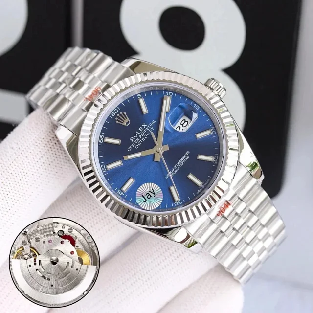 Rolex Watches Datejust two-tone bracelet watch with date magnifier product detail image 6
