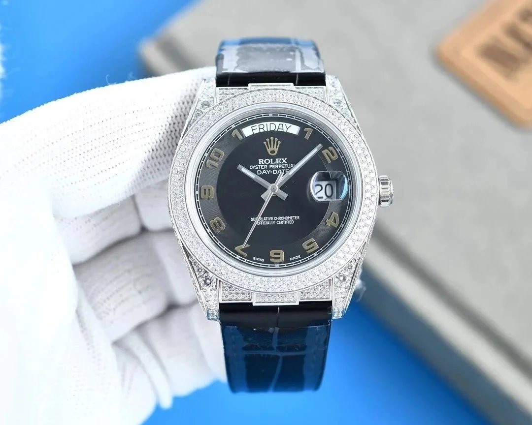 Rolex Watches Datejust fluted-bezel date watch with jubilee-style bracelet — 17