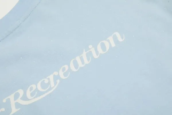 Rest & Recreation Logo Embroidered Pink T-Shirt - 14