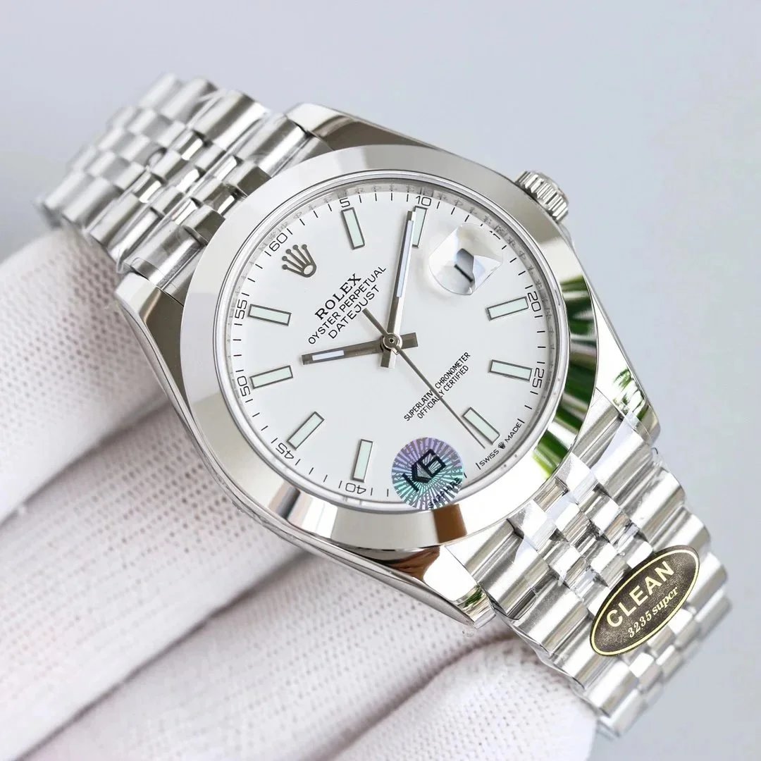 Rolex Watches Datejust two-tone bracelet watch with date magnifier — 32