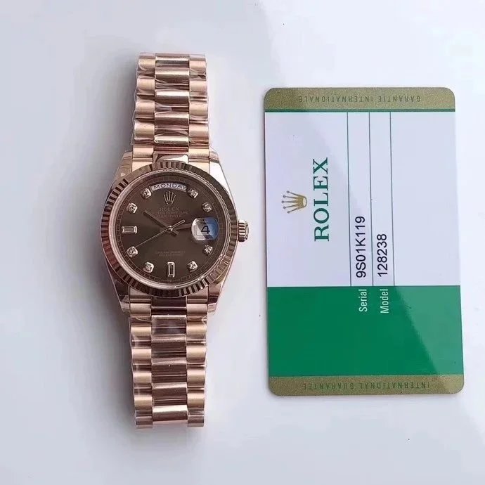 Rolex Watches Datejust with diamond hour markers and date window — 25