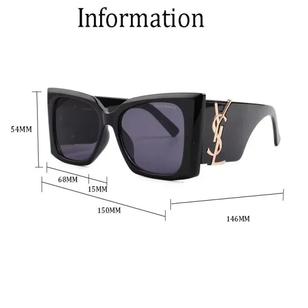 Saint Laurent Cat-Eye Sunglasses Black - 11