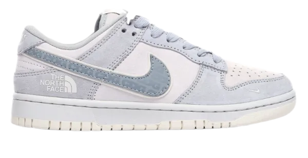 Nike x The North Face Dunk Low Grey Suede Sneakers - 1