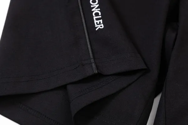 Moncler Genius Shorts White with Red Stripe and Logo - 23