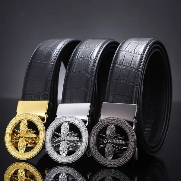 Gucci GG Marmont Belt Black Leather with Gold-Tone Buckle - 3