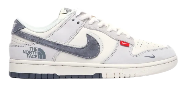 Nike SB Dunk Low x The North Face White Navy Red Sneakers - 6