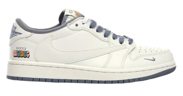 Nike SB Dunk Low x The North Face White Navy Red Sneakers - 2