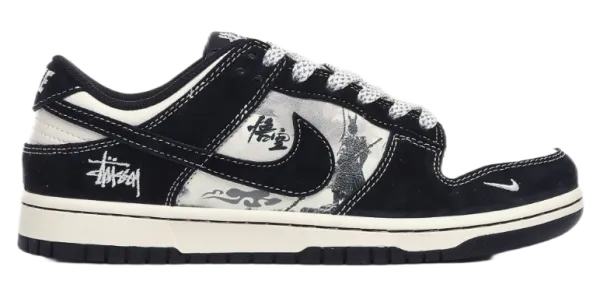 Nike SB Dunk Low x The North Face White Navy Red Sneakers - 30