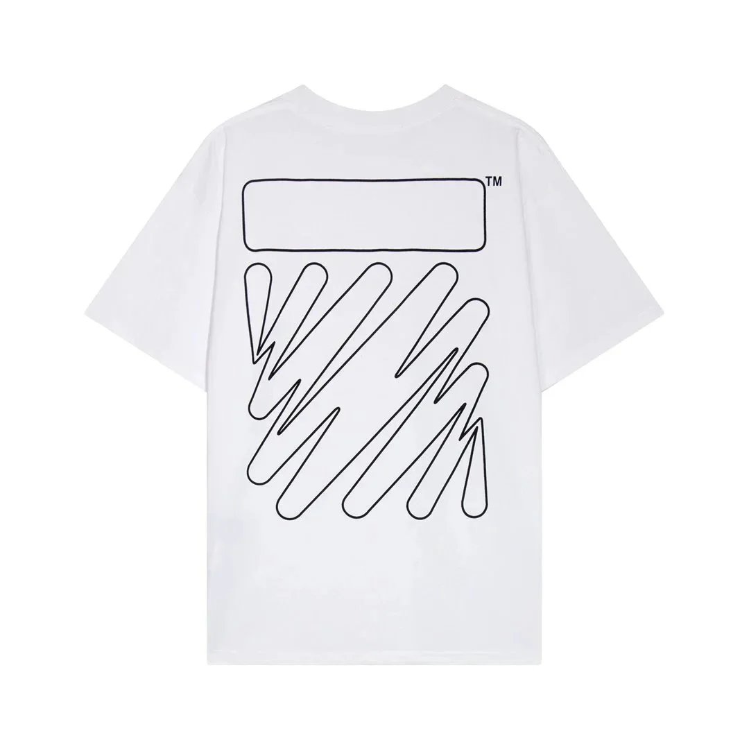 Off-White Leaf Print T-Shirt White - 3