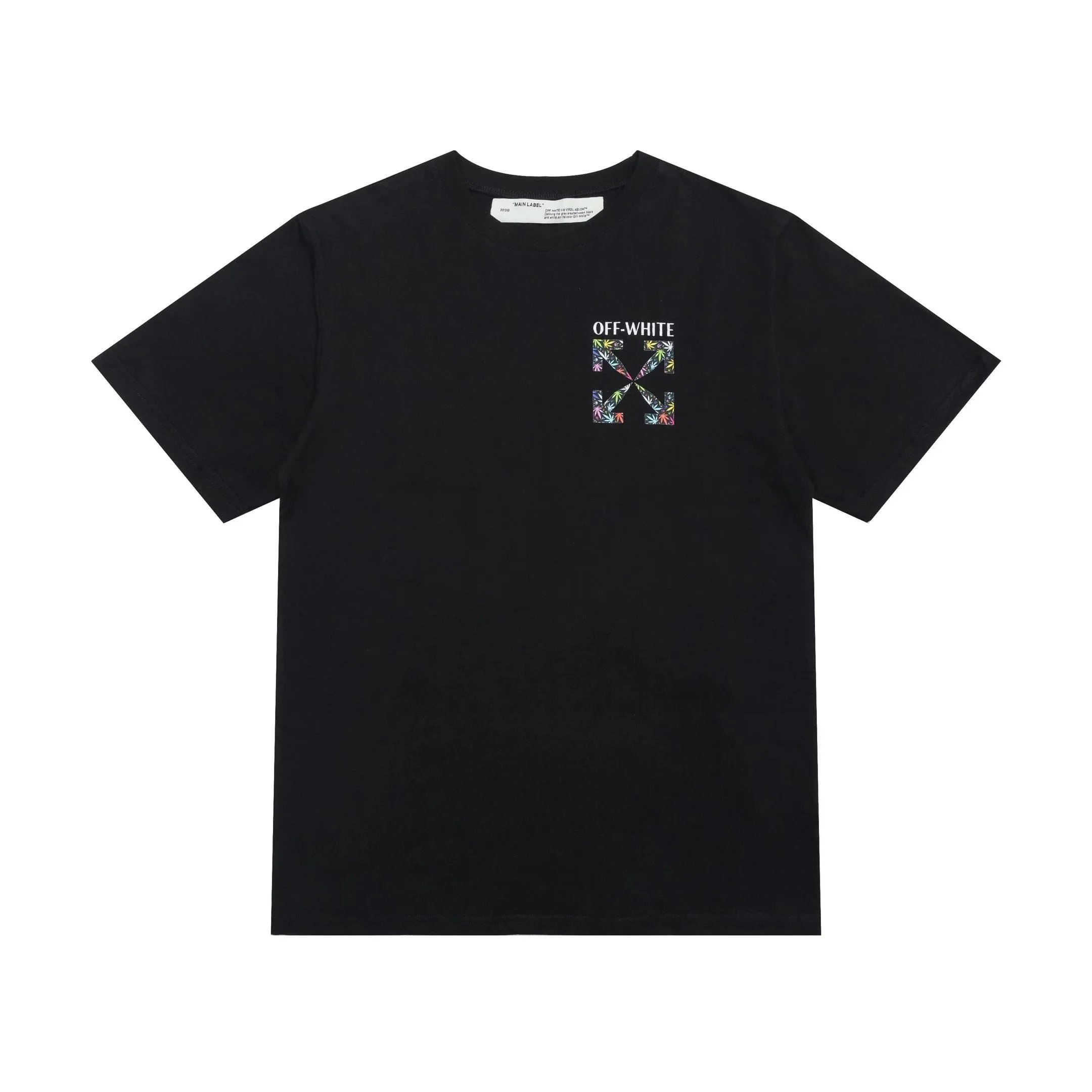 Off-White Leaf Print T-Shirt White - 10