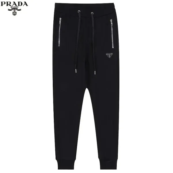 Moncler Logo-Striped Black Sweatpants - 25