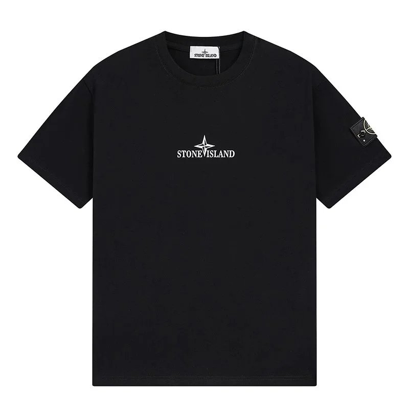 Stone Island Compass Logo T-Shirt Black - 13