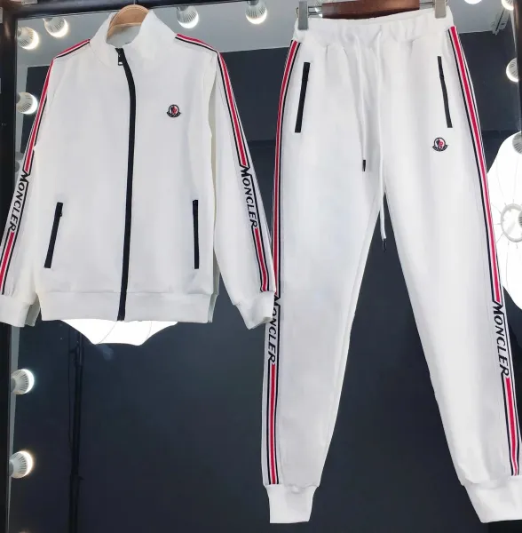 MMY Logo Embroidered Light Blue Hoodie and Sweatpants Set - 5