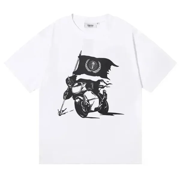 Design Graphic Print 'You Cruise You Lost' White T-Shirt - 8