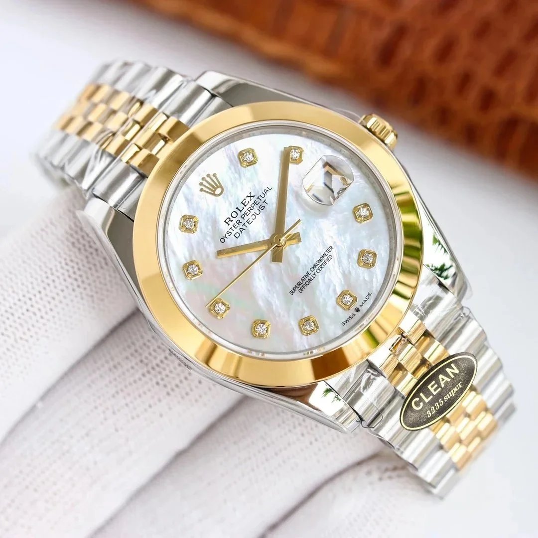 Rolex Watches Datejust two-tone bracelet watch with date magnifier — 2