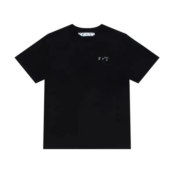 Off-White Graffiti Print White T-Shirt - 6