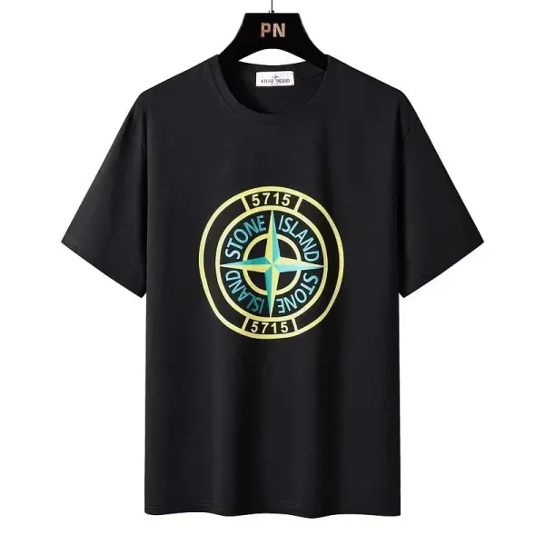 Stone Island Graphic Print Black T-Shirt - 3