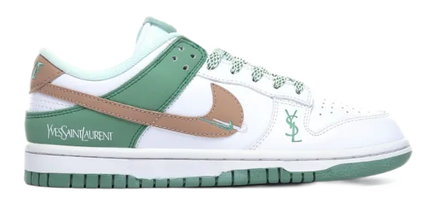 Nike SB Dunk Low x The North Face White Navy Red Sneakers - 16