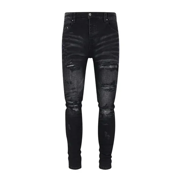 Gallery Dept. Distressed Black Wash Jeans - 30