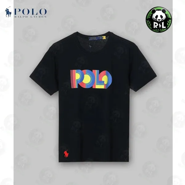 Ralph Lauren Polo Logo Graphic T-Shirt Gray - 3