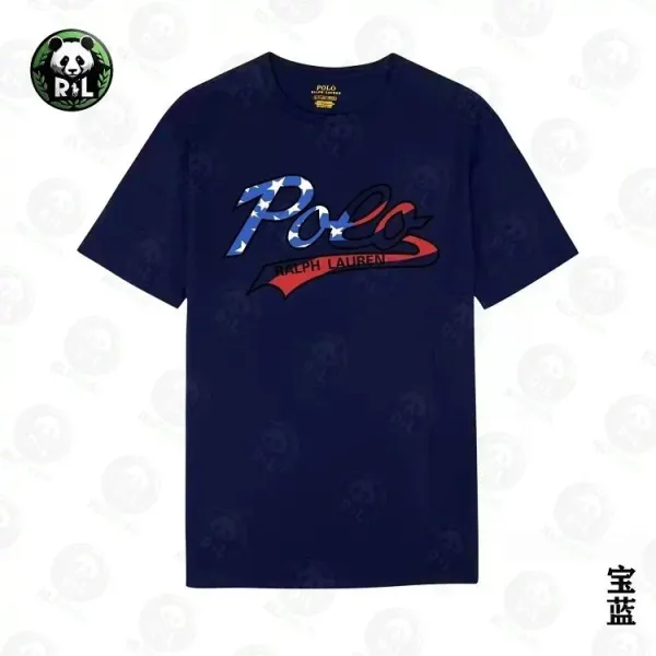 Polo Ralph Lauren Patriotic Logo T-Shirt Navy - 1