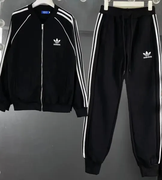 MMY Logo Embroidered Light Blue Hoodie and Sweatpants Set - 4