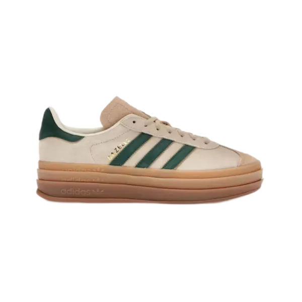 Adidas Originals Gazelle Gum Sole White Red Green Sneakers - 5