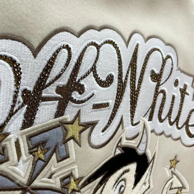 Off-White x Ablon Graphic Bomber Jacket Beige - 27