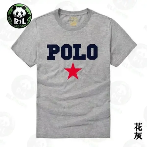 Polo Ralph Lauren Star Logo T-Shirt Heather Gray - 1