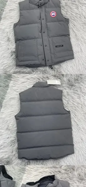 Canada Goose Expedition Vest Navy Blue Down Vest - 14
