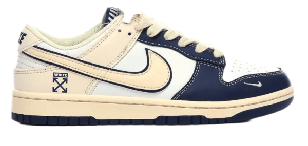Nike SB Dunk Low x The North Face White Navy Red Sneakers - 31