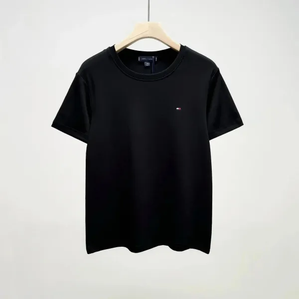 Tommy Hilfiger Embossed Logo Navy Polo - 8