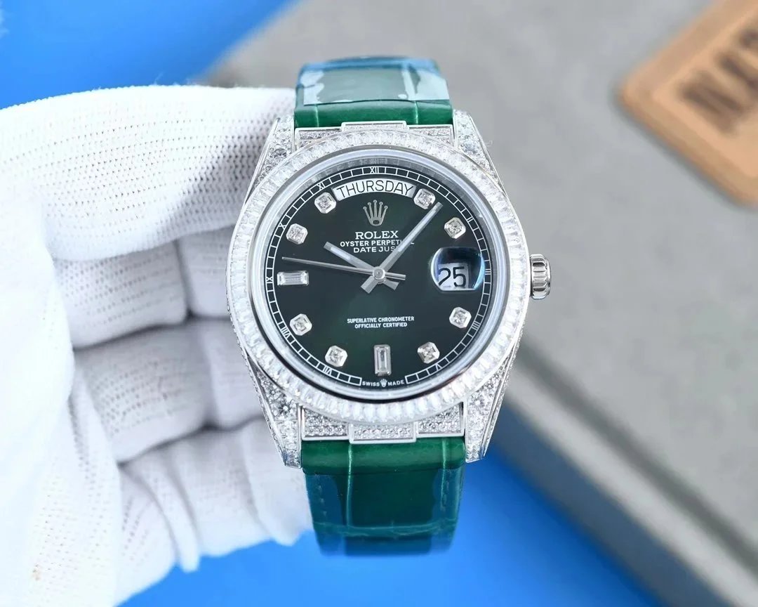 Rolex Watches Datejust fluted-bezel date watch with jubilee-style bracelet — 20