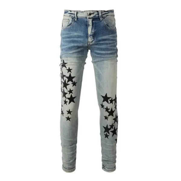 Gallery Dept. Bandana Patchwork Ripped Skinny Jeans - 25