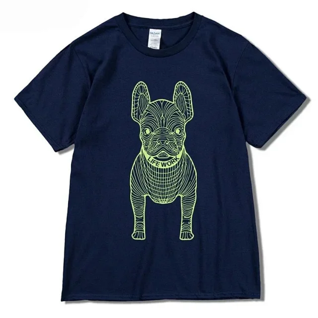 Gildan T-Shirts French Bulldog Graphic product detail image 7