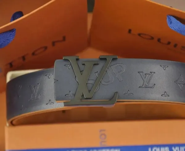 Louis Vuitton LV Initiales Belt Black Leather Belt - 6