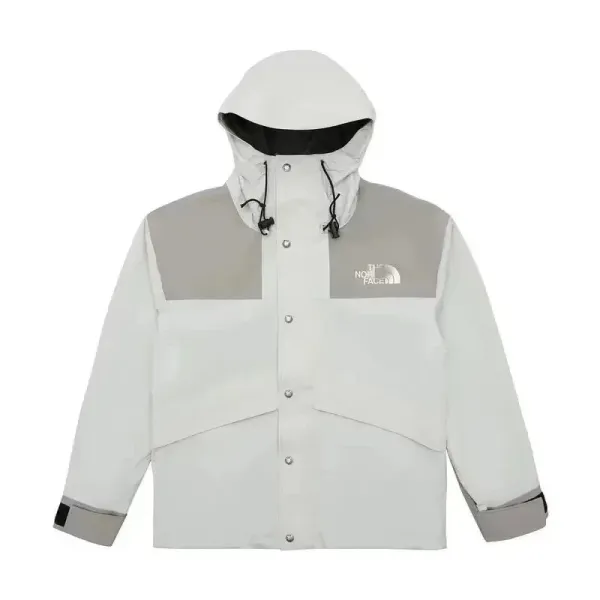 The North Face Mountain Light Jacket White/Black Gore-Tex Outerwear - 12
